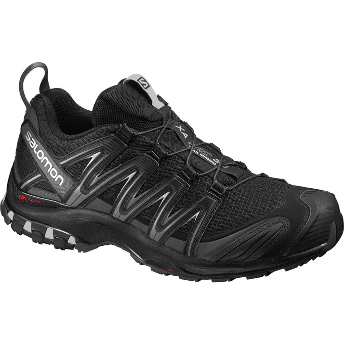 SALOMON XA PRO 3D WIDE Philippines - Men's Trail Running Shoes - Black | 267413-INW